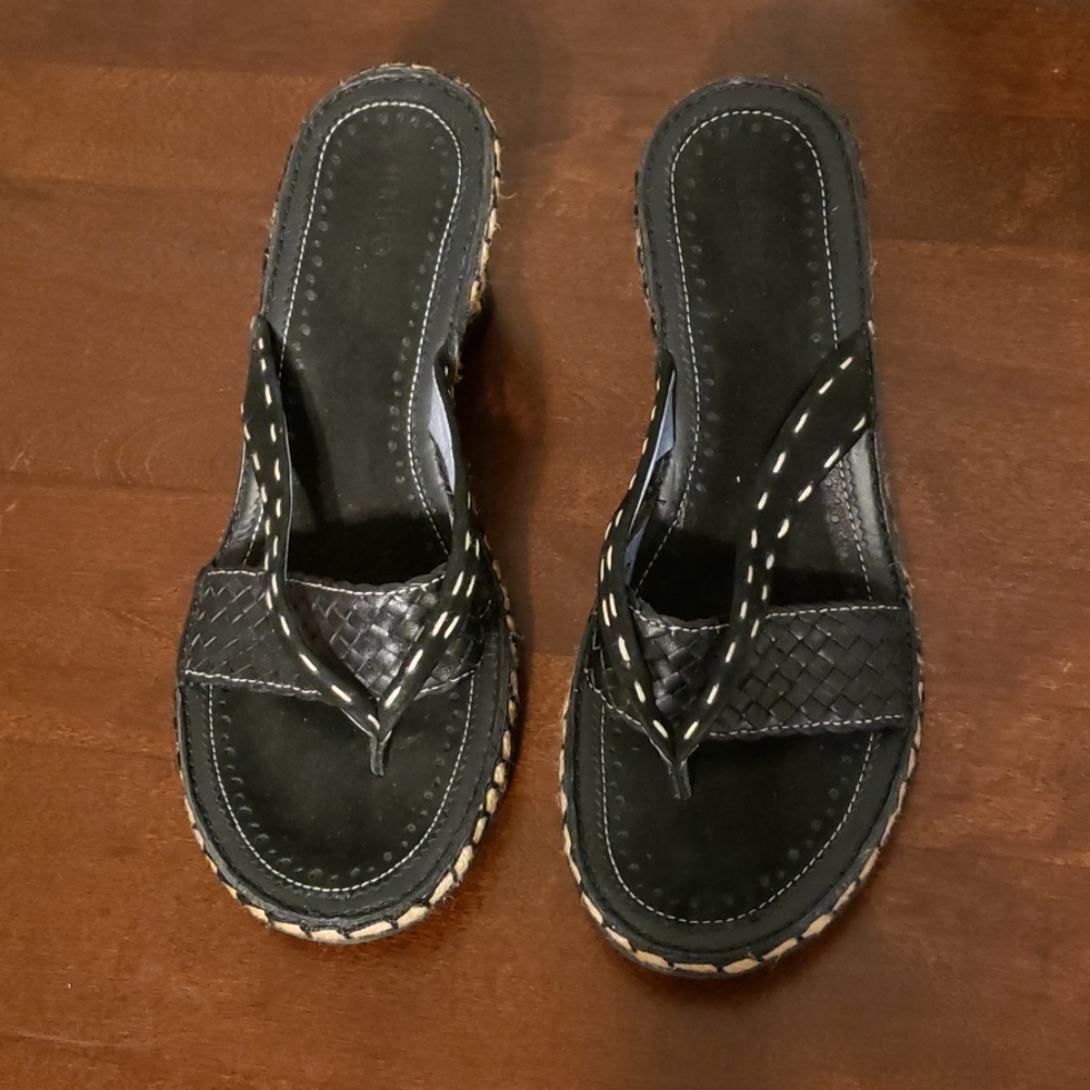 💢SOLD INDIGO sandals - Picture 2 of 7